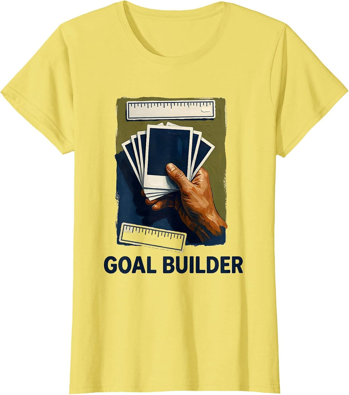 Goal Builder Special Education Teacher Squad Appreciation T-Shirt - Lemon Yellow