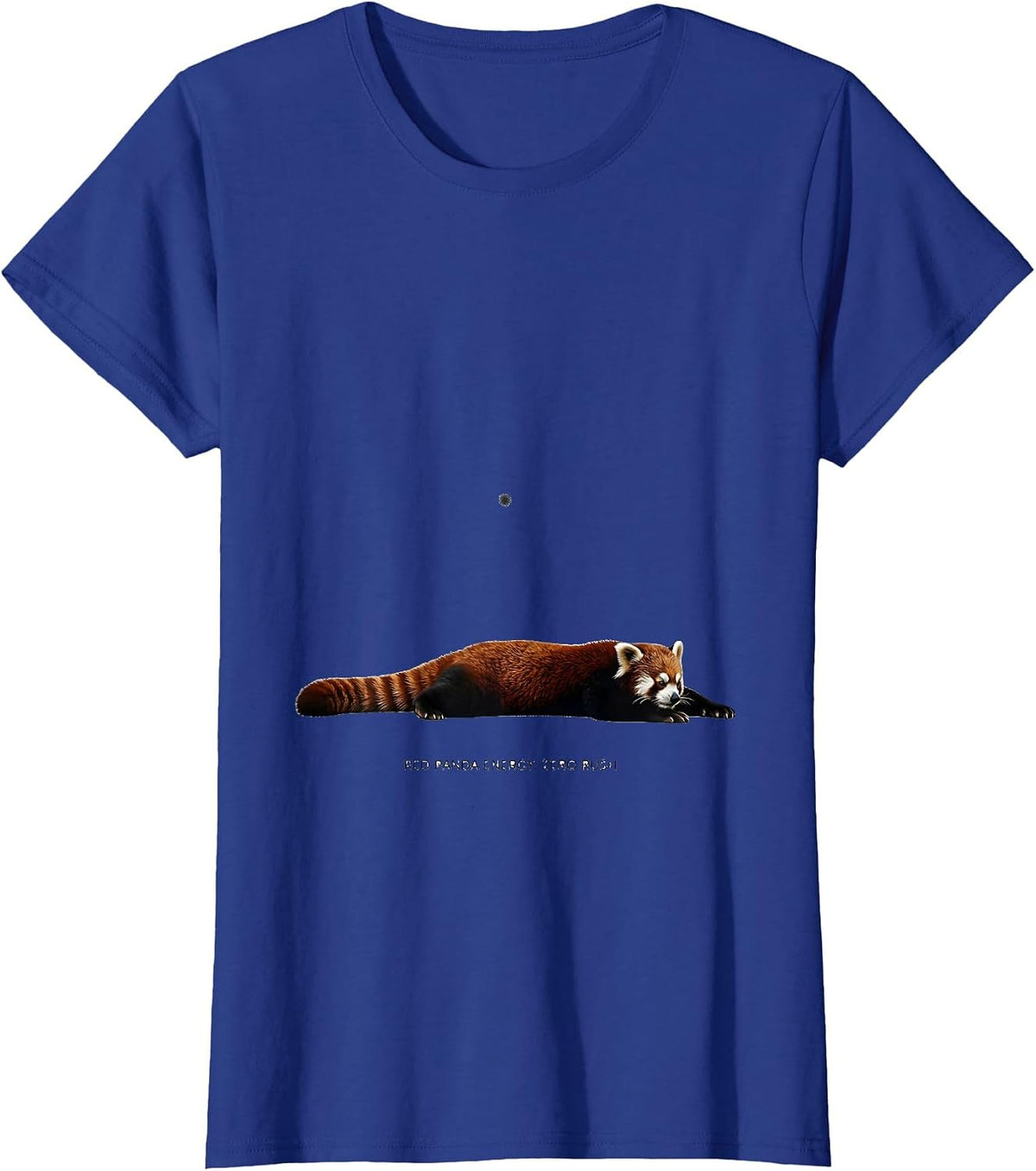 Women's Red Panda Energy Zero Rush Cute Panda Lover Gift T-Shirt - Royal Blue