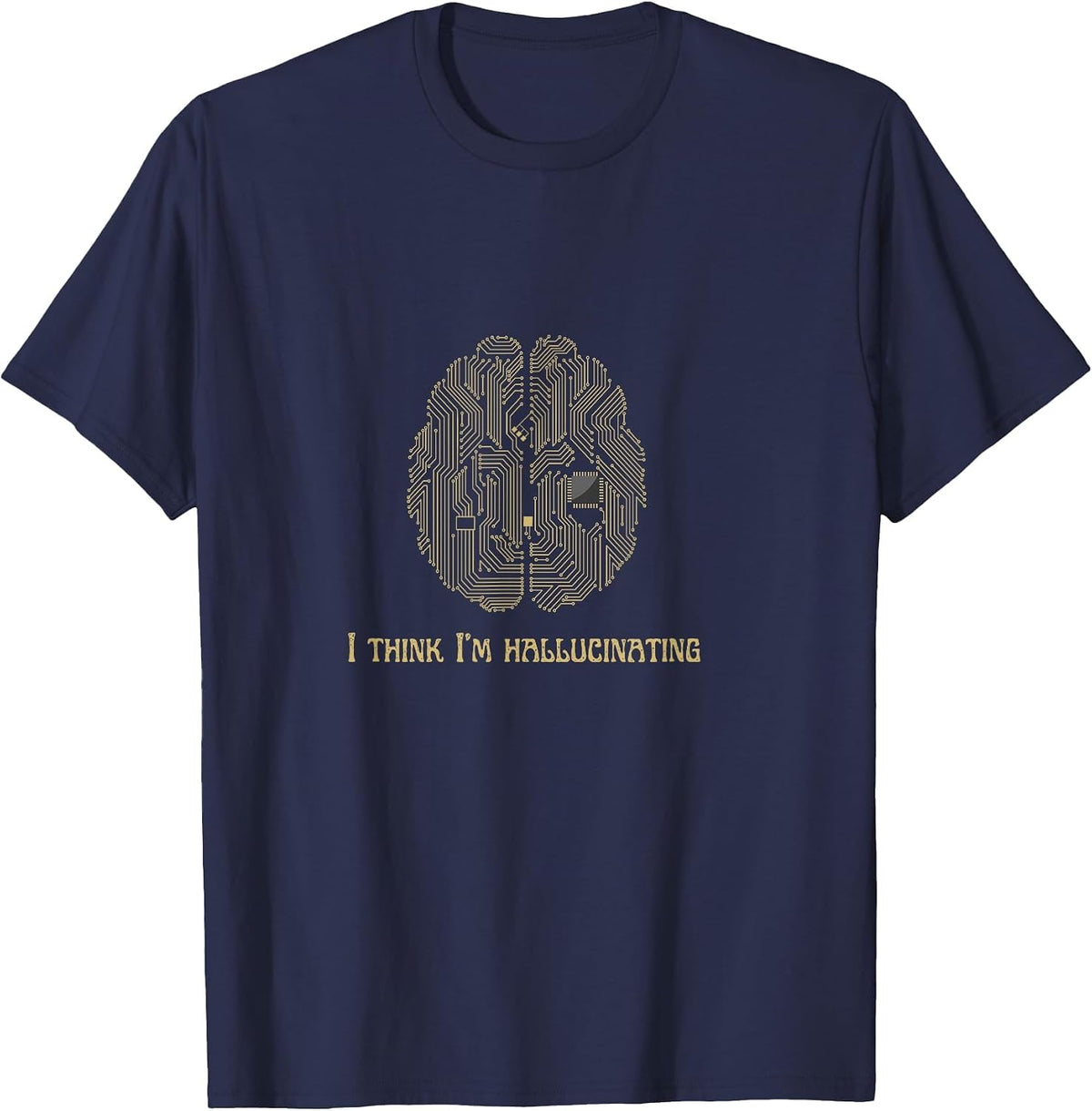 Large Language Model LLM Shirt for Engineers & Coders T-Shirt - Navy Blue
