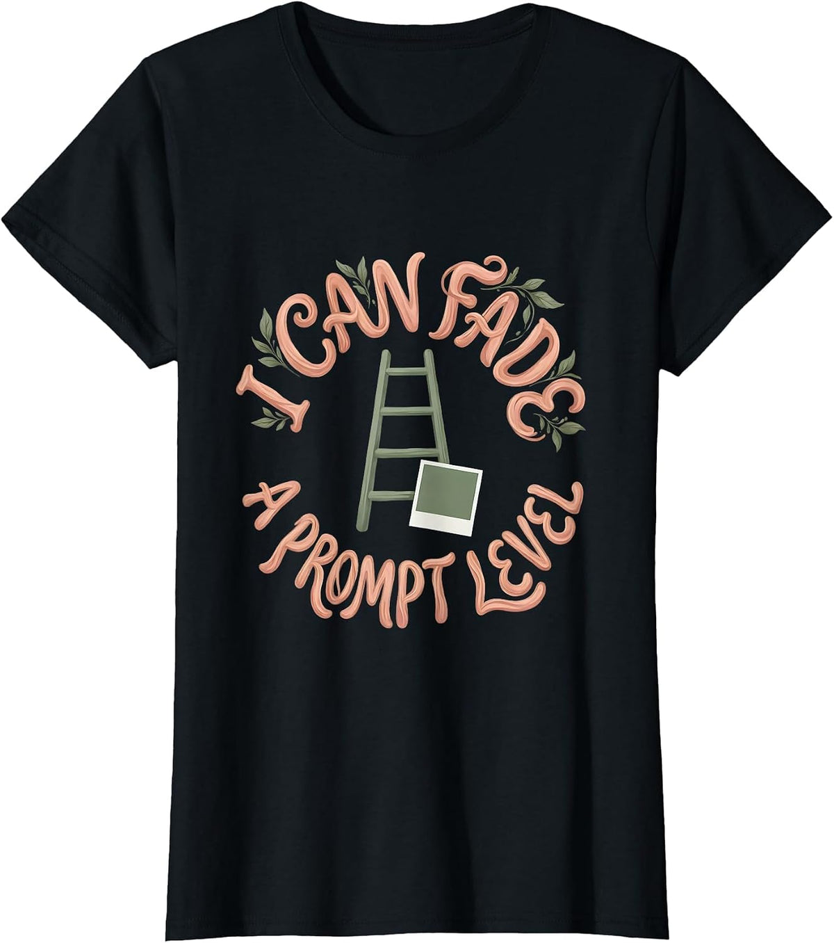 I Can Fade A Prompt Level Boho Special Education Teacher T-Shirt - Black