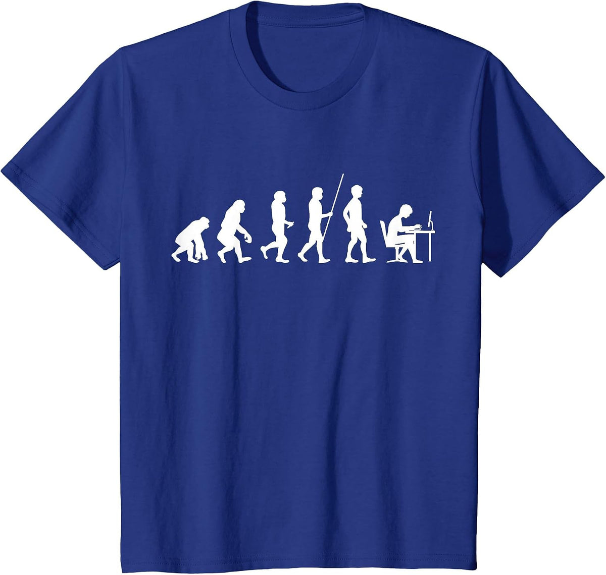 Programming Evolution Computer Programmer Java Phyton T-Shirt - Royal Blue