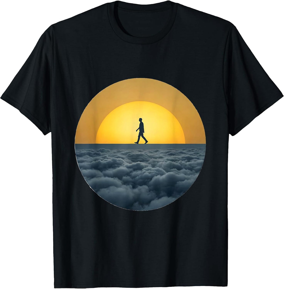 Men's Stepping Into Light Suicide Prevention Awareness T-Shirt - Black