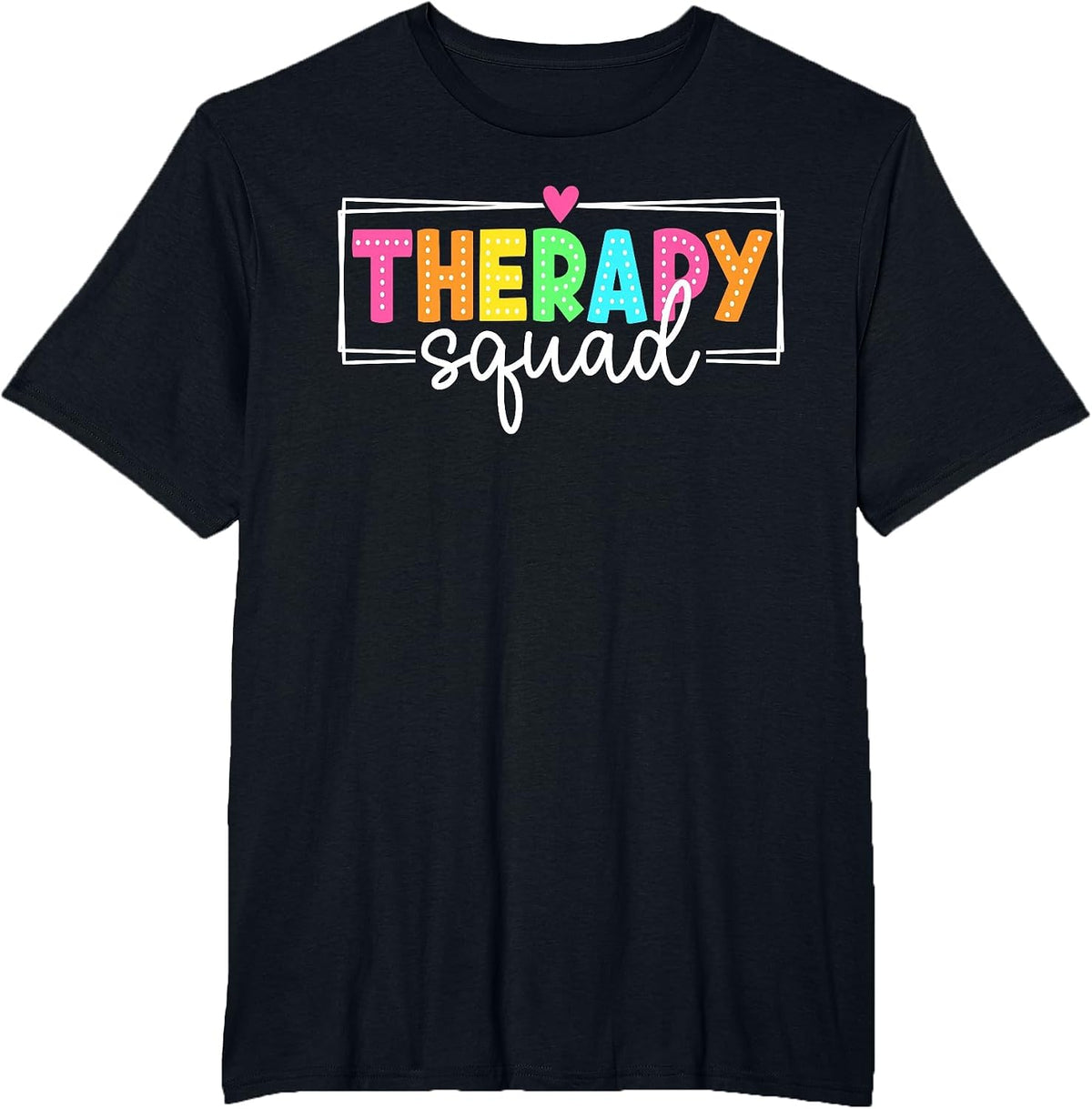 Therapy Squad Back to School Therapy Crew T-Shirt - Black