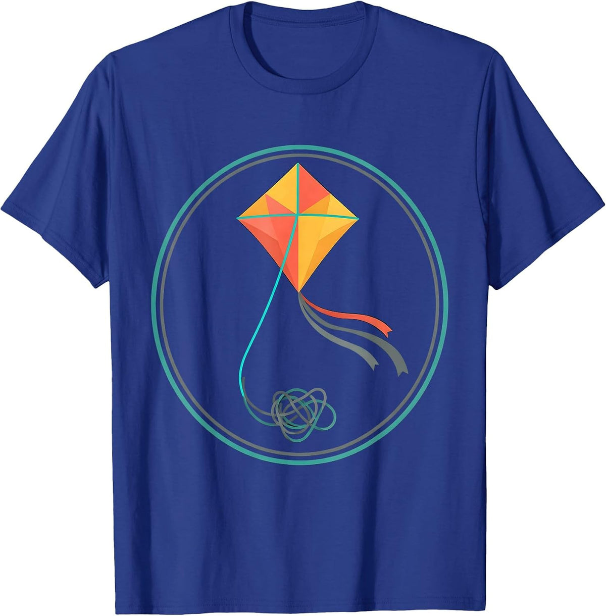 Suicide Prevention Awareness Kite Soaring Hope Design T-Shirt - Royal Blue