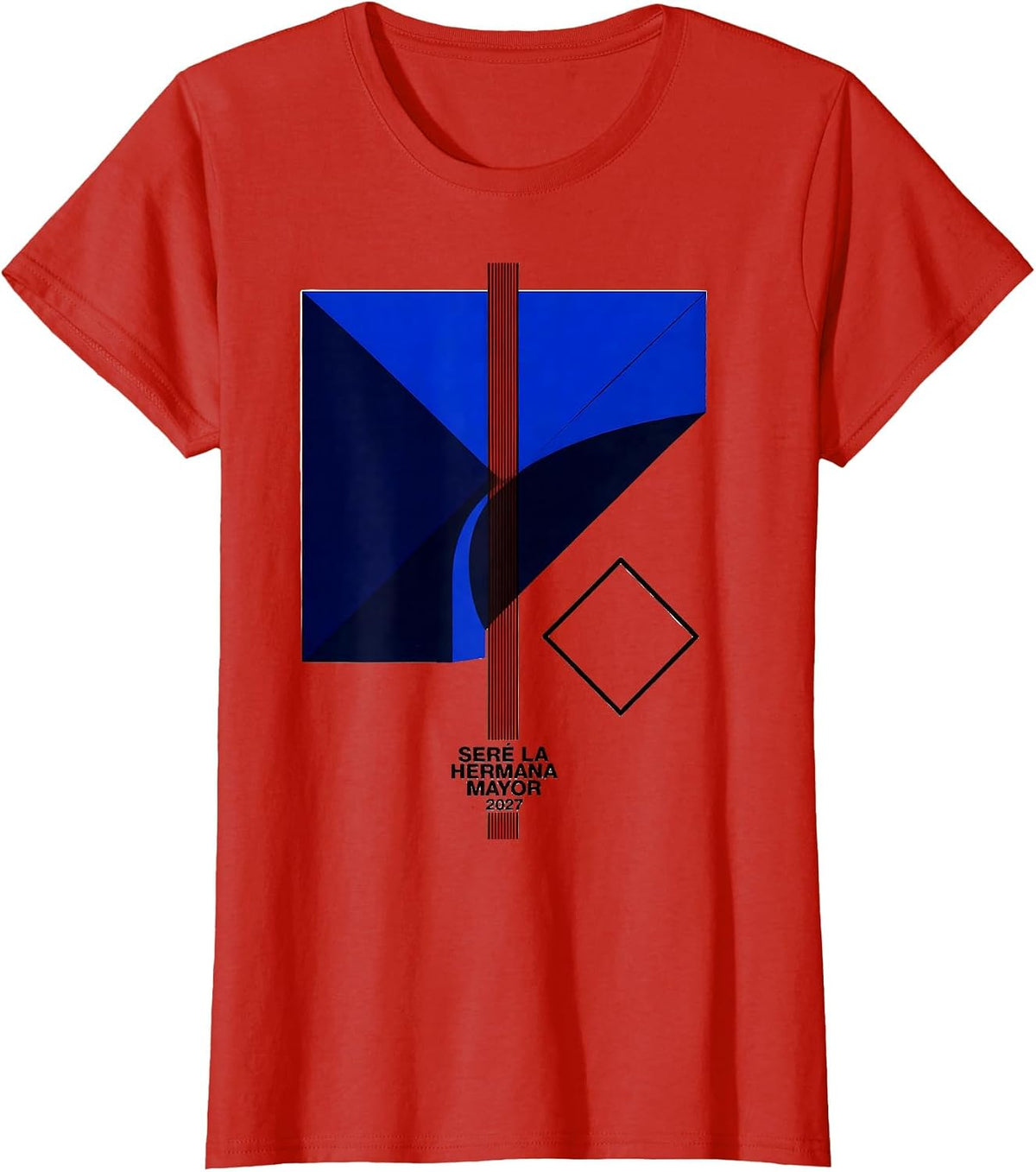 Seré la hermana mayor 2027 Hermana Mayor Spanish Sibling T-Shirt - Red