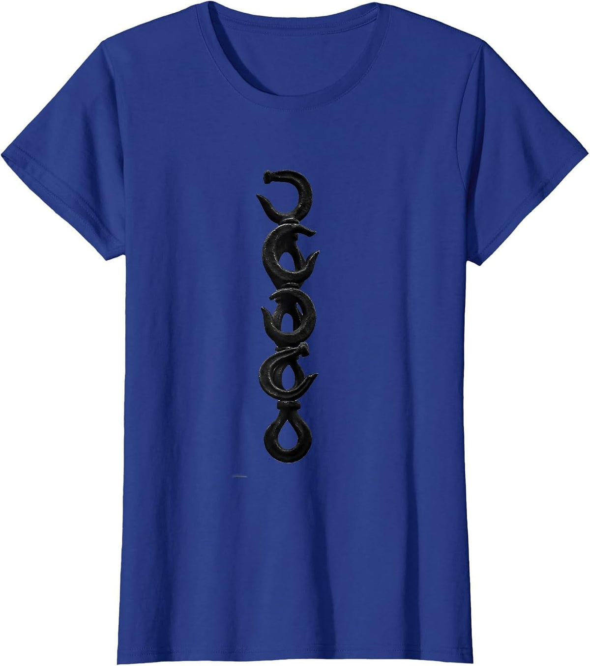 Women's Hook-and-Eye Forged Profiles Blacksmith Forge Humor Gift T-Shirt - Royal Blue