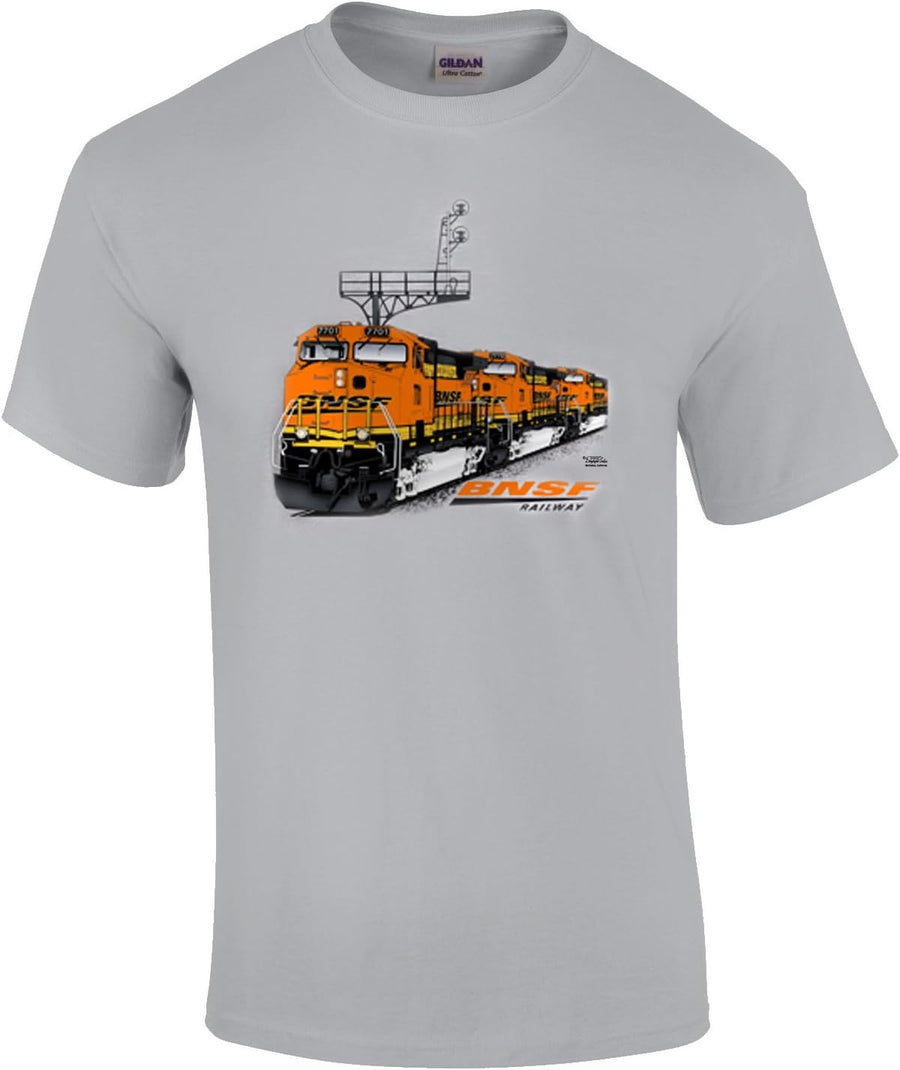 Daylight Sales BNSF ES44DC Authentic Railroad T-Shirt [38] - Adult Grey