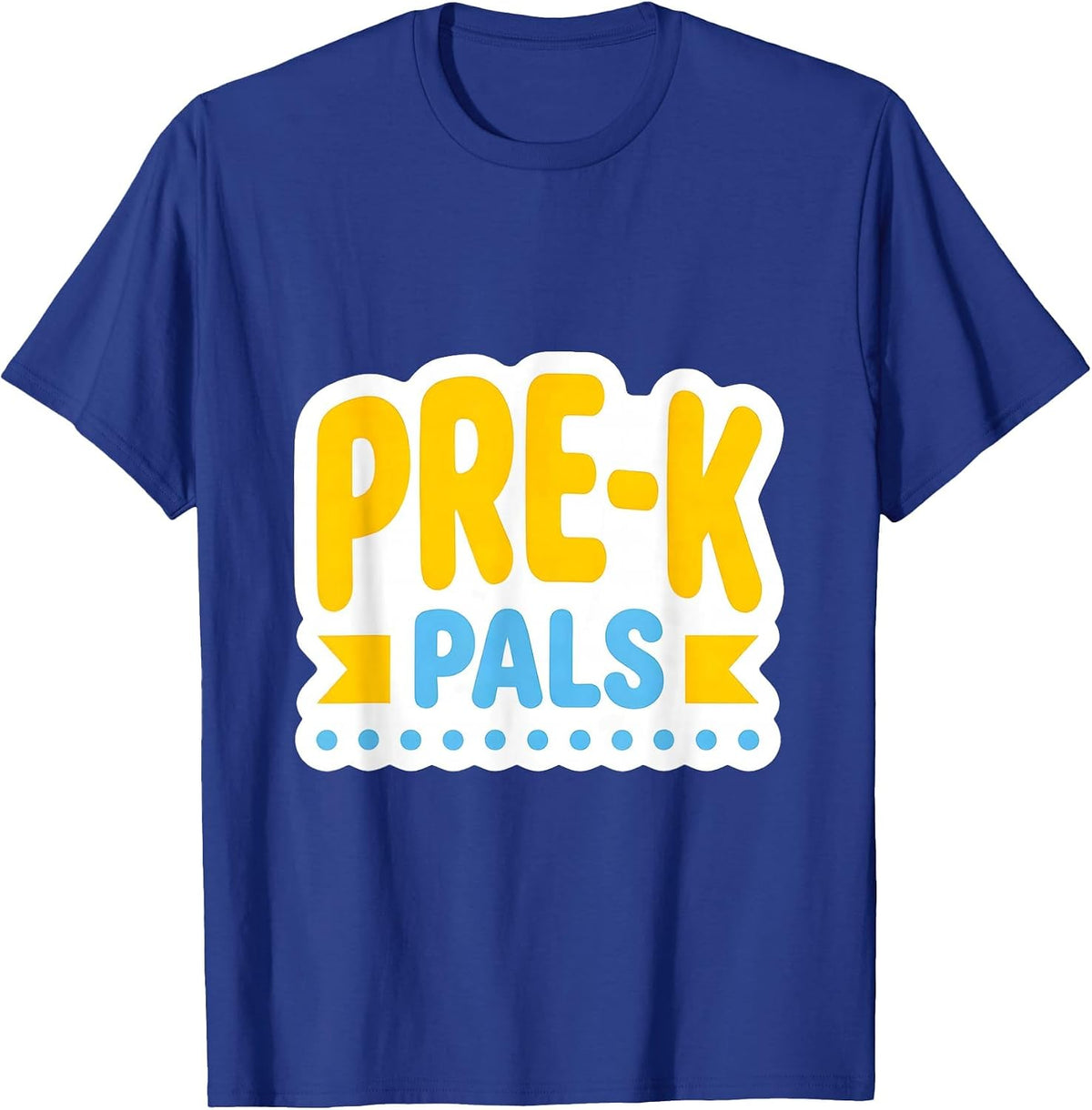 Men's Pre-K Pals Playful Back To School Teachers Students First T-Shirt - Royal Blue