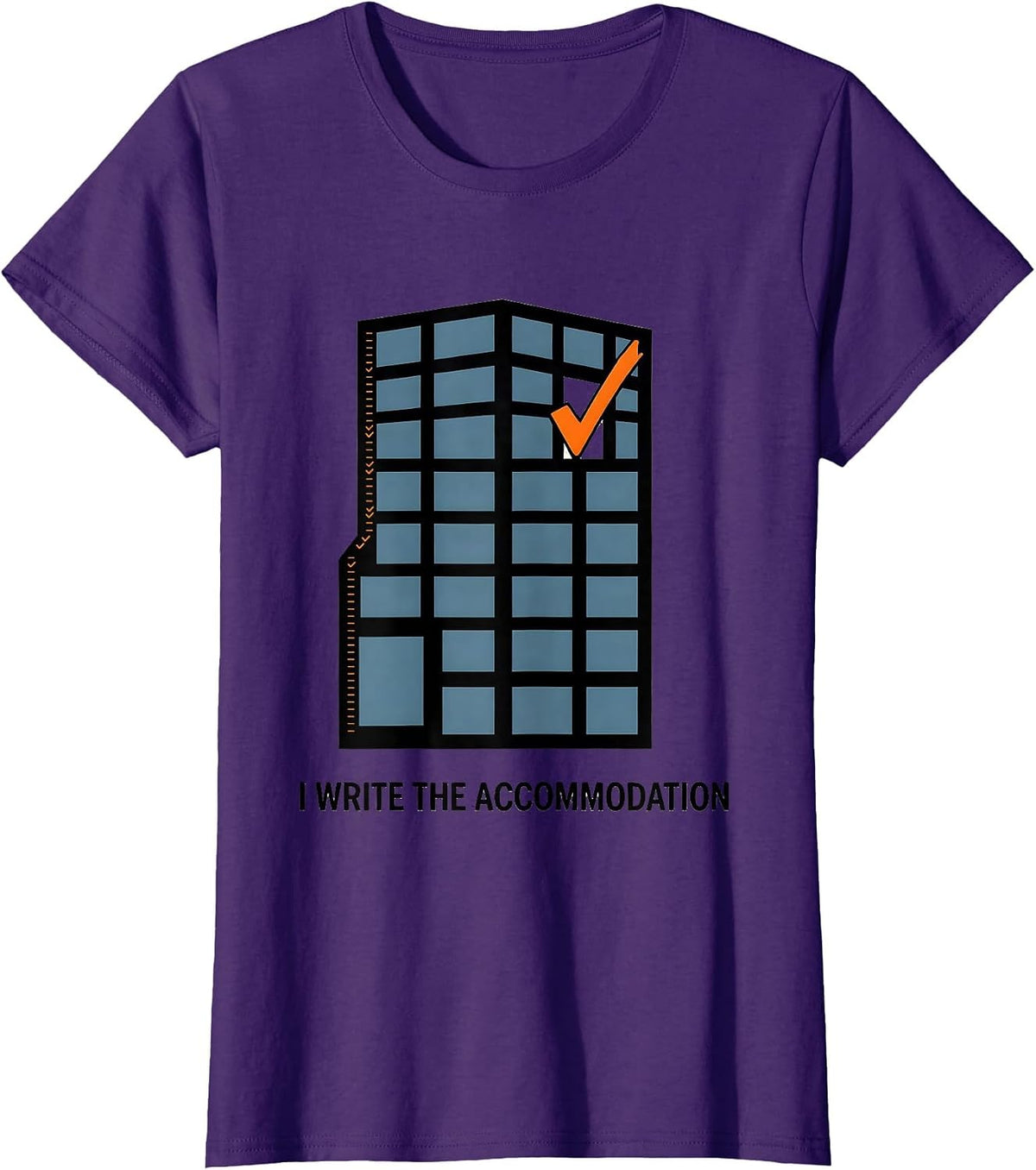 Women's I Write The Accommodation Special Education Teacher Sped T-Shirt - Purple