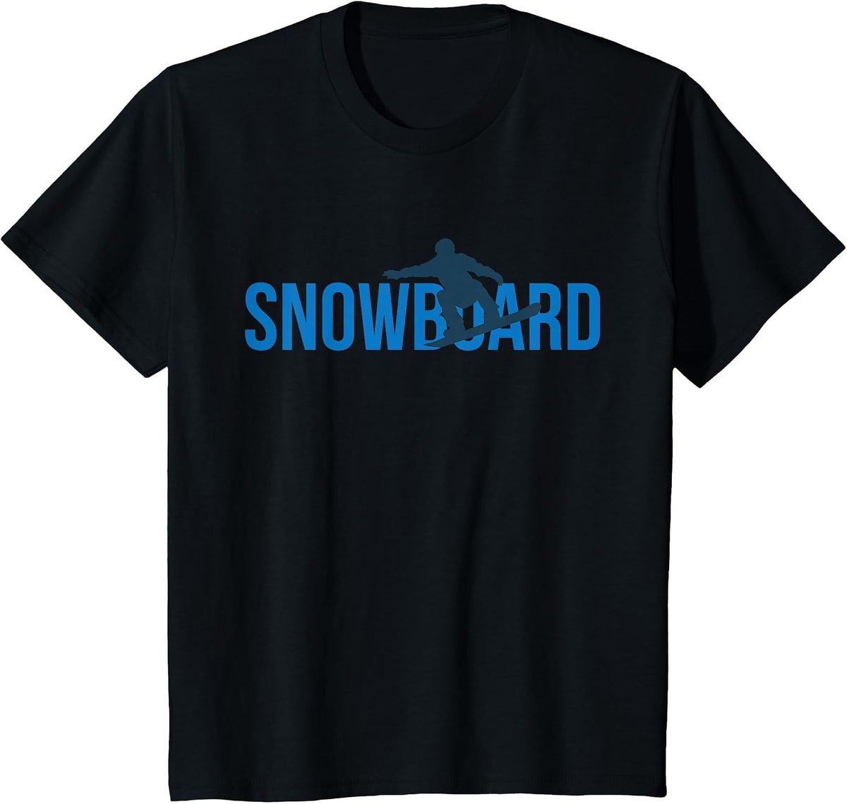 Snowboard T-Shirt - Black