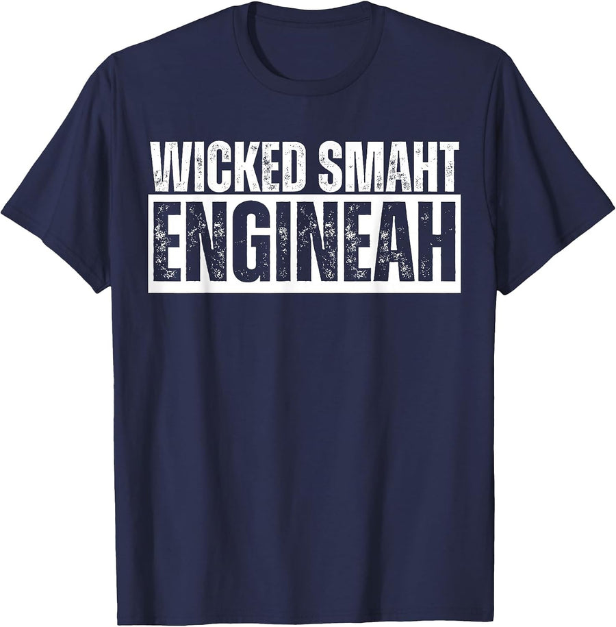 Evil Smart Engineer Evil Smart Engineer Desperate Smaah T-Shirt - Navy Blue