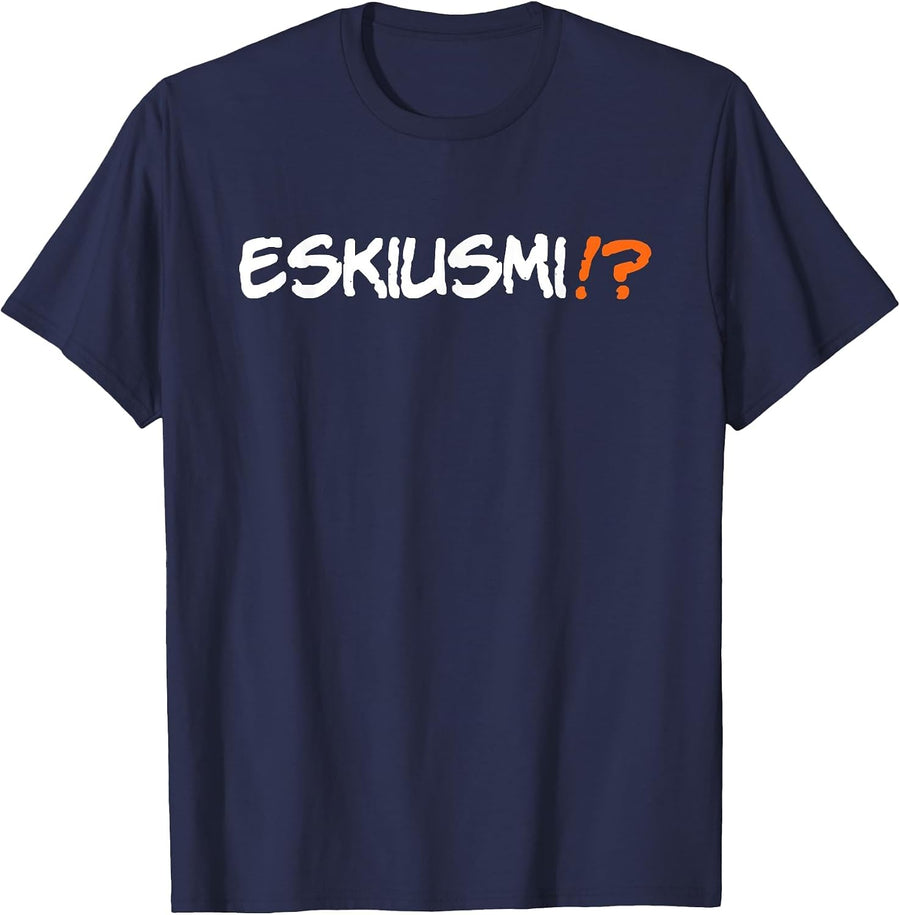 Eskiusmi Funny Cuban Spanish Saying T-Shirt - Navy Blue