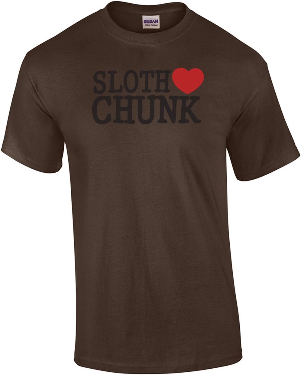 Sloth Love Chunk - Goonies T-Shirt - Brown