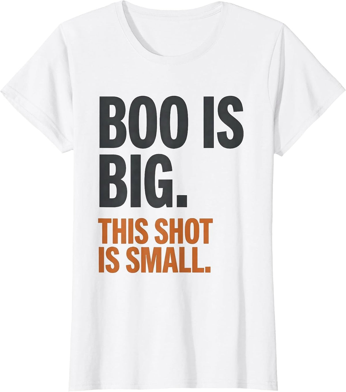 Women's Boo Is Big This Shot Is Small Funny Halloween Nurse Flu Shot T-Shirt - White