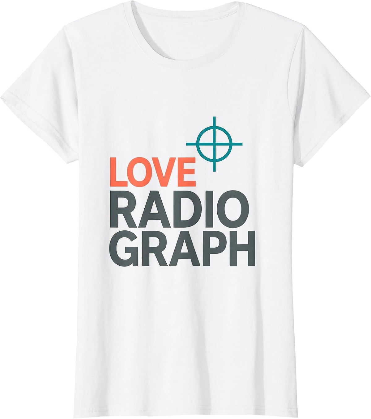 Women's Love Radiograph Funny Radiology Tech Valentine Skeleton T-Shirt - White