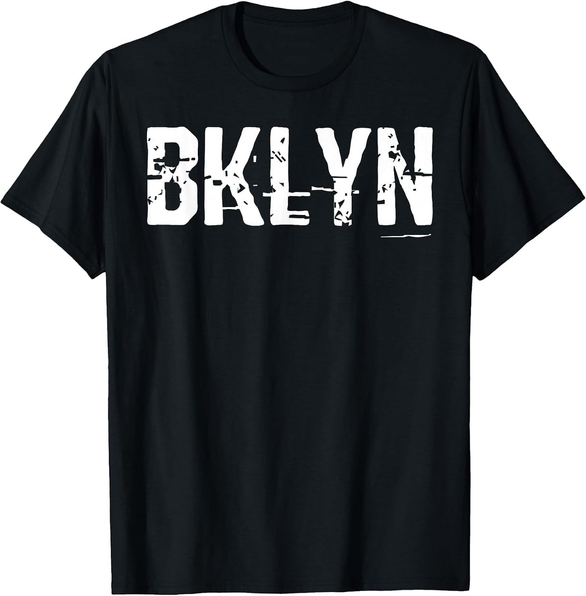 Brooklyn NYC BKLYN Slang Cool Grunge T-Shirt - Black