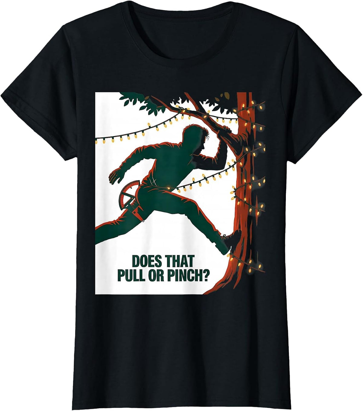 Does That Pull Or Pinch Funny Physical Therapist Christmas T-Shirt - Black