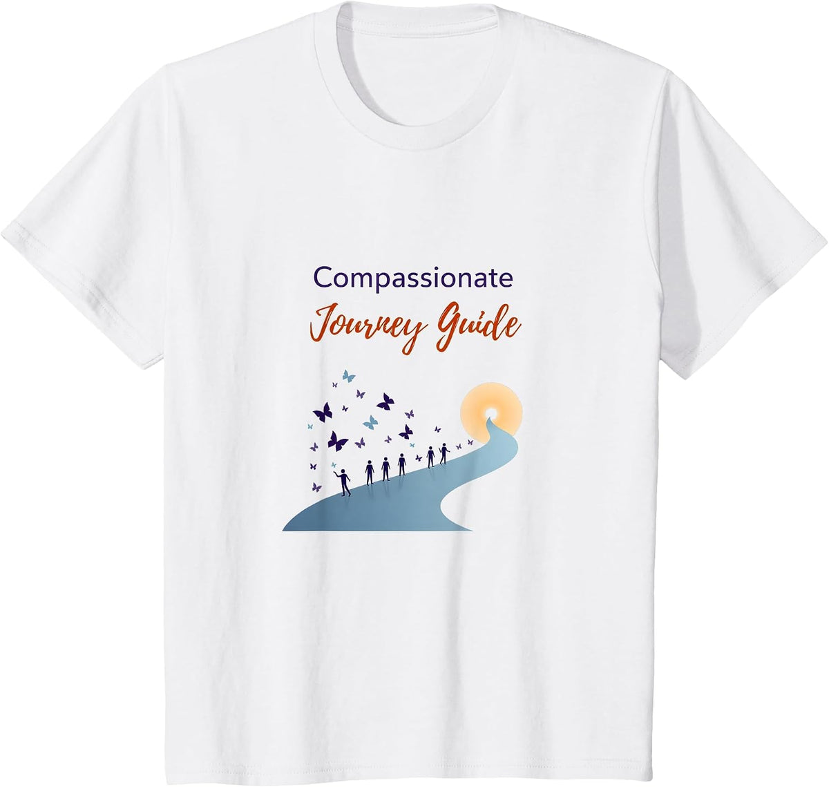 Hospice Nurse: Compassionate Journey Guide T-Shirt - White