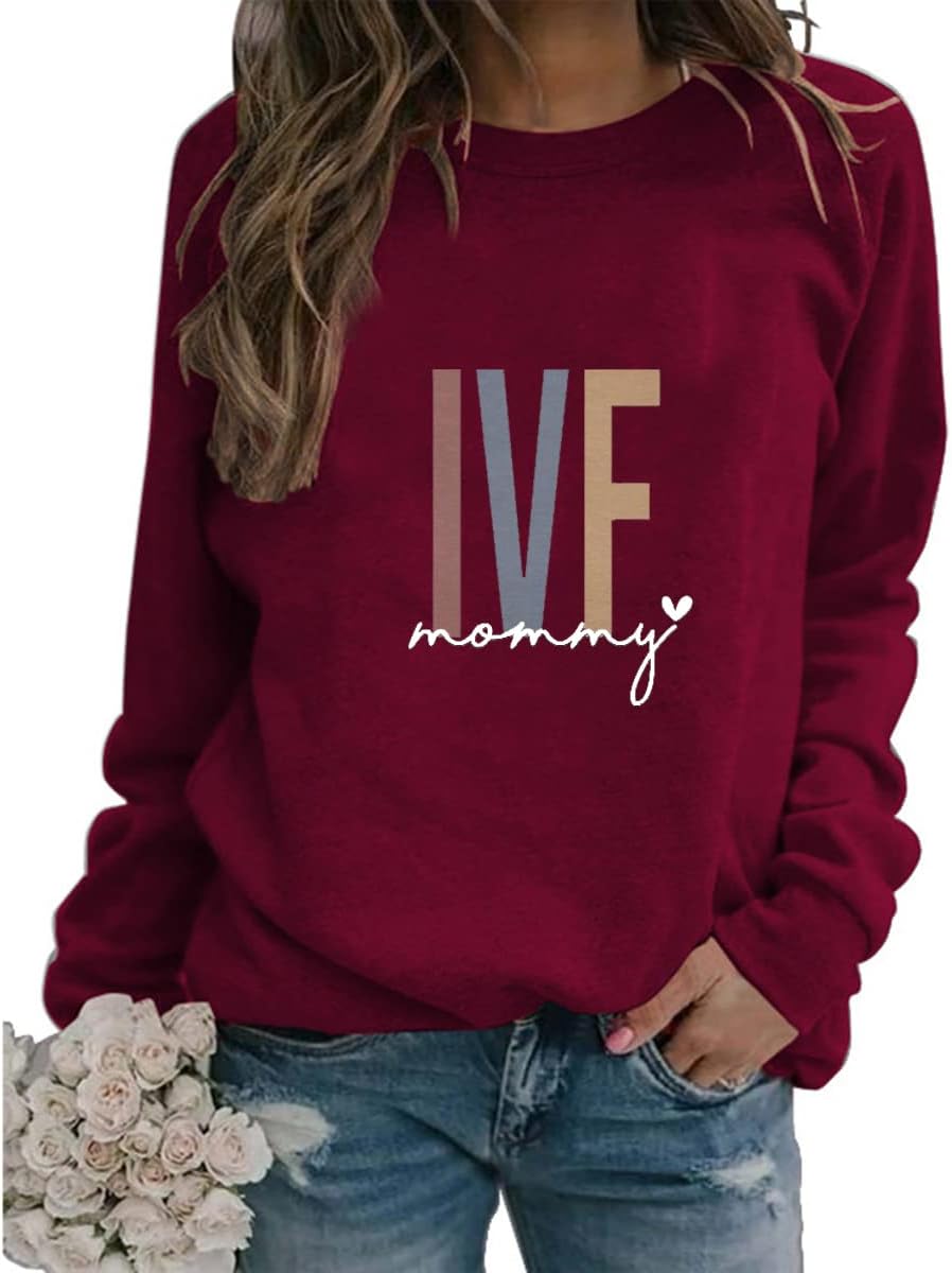 Physical Therapy Crewneck Sweatshirt Women Therapist Gift Shirt Simple Long Sleeve Casual Lightweight Pullover Tops - Wine