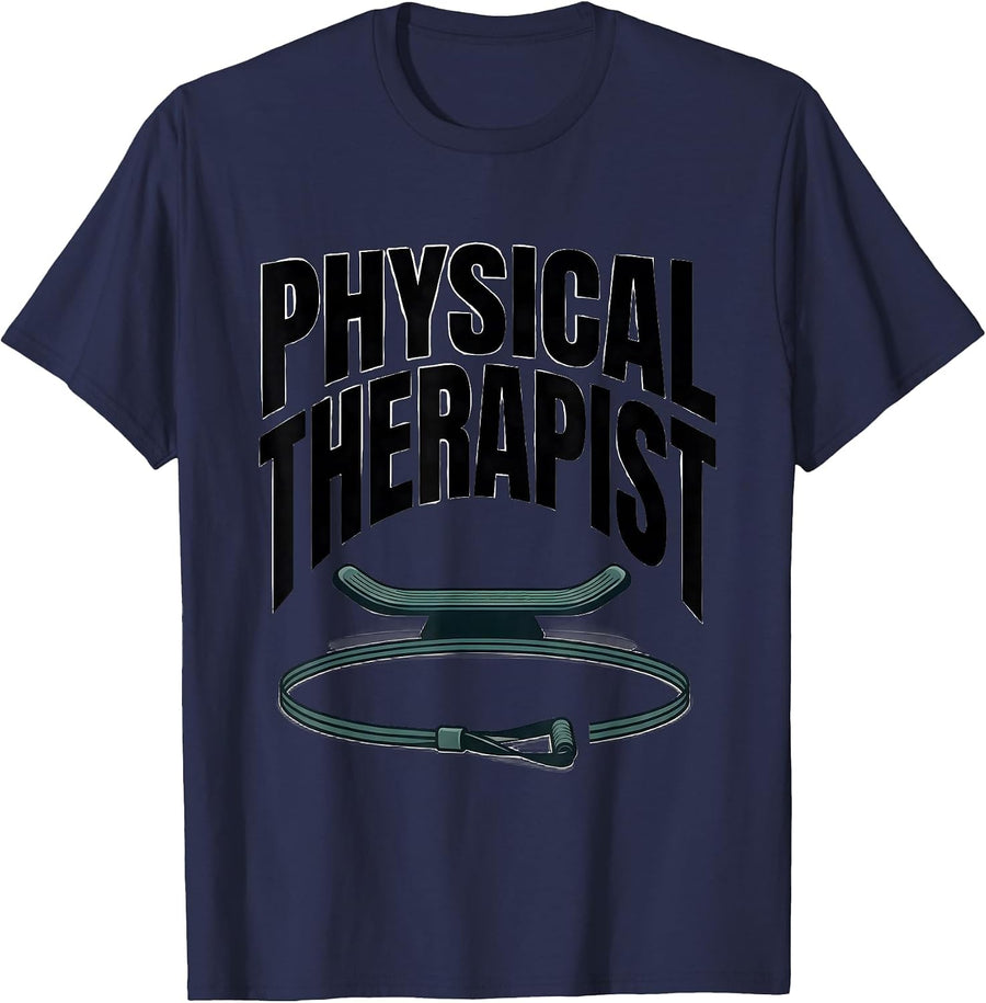 Physical Therapist Occupational Therapy PT Awareness Week T-Shirt - Navy Blue