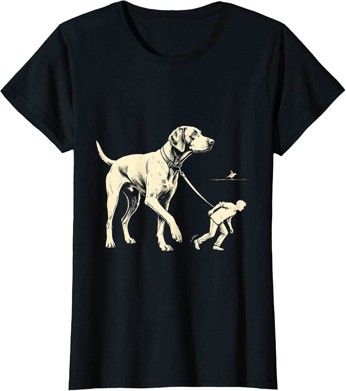 Women's German Shorthaired Pointer Hunting Dog Humor T-Shirt - Black