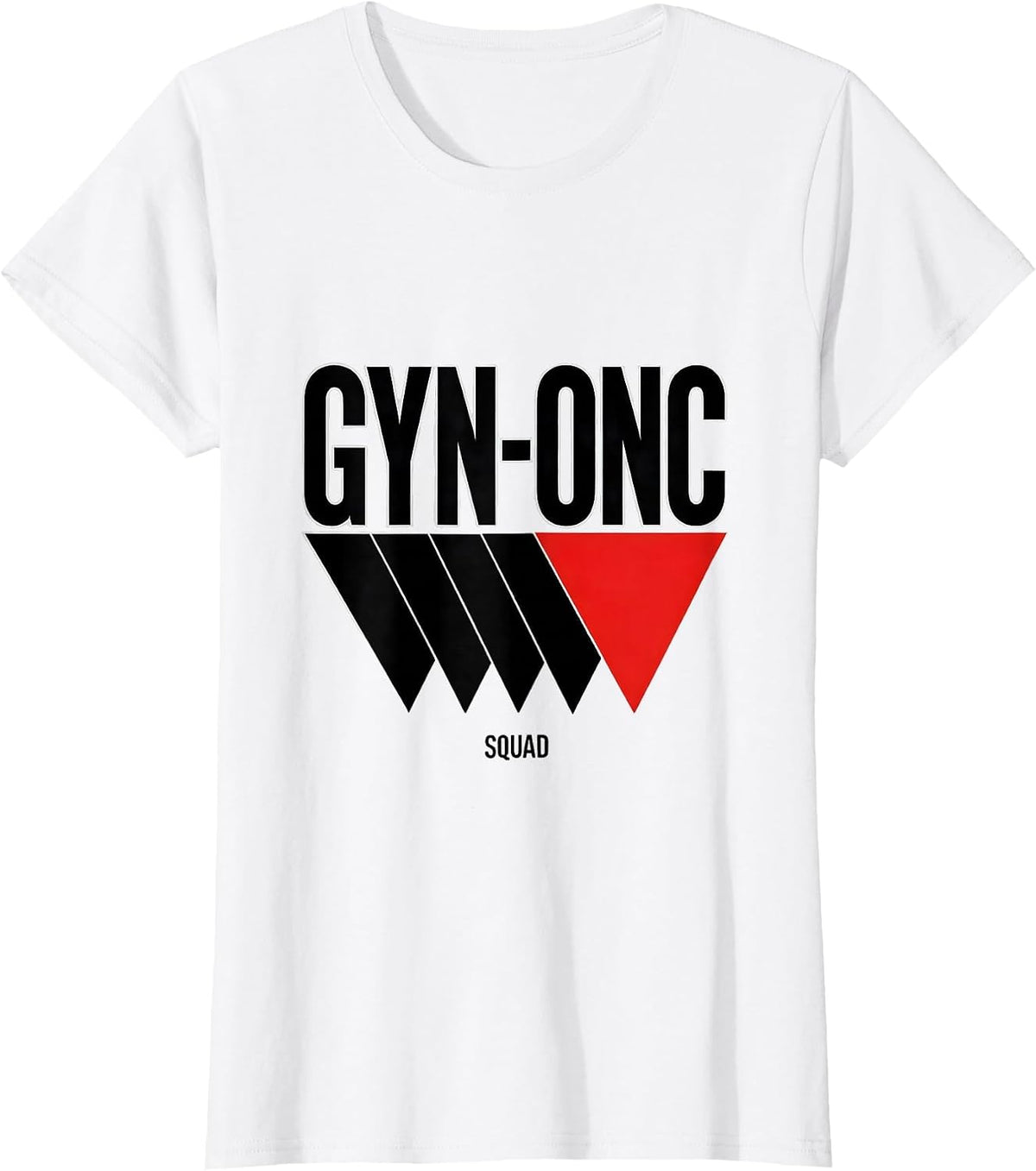 GYN-ONC Squad Bauhaus Modernist OB-GYN Nurse OB Tech Team T-Shirt - White