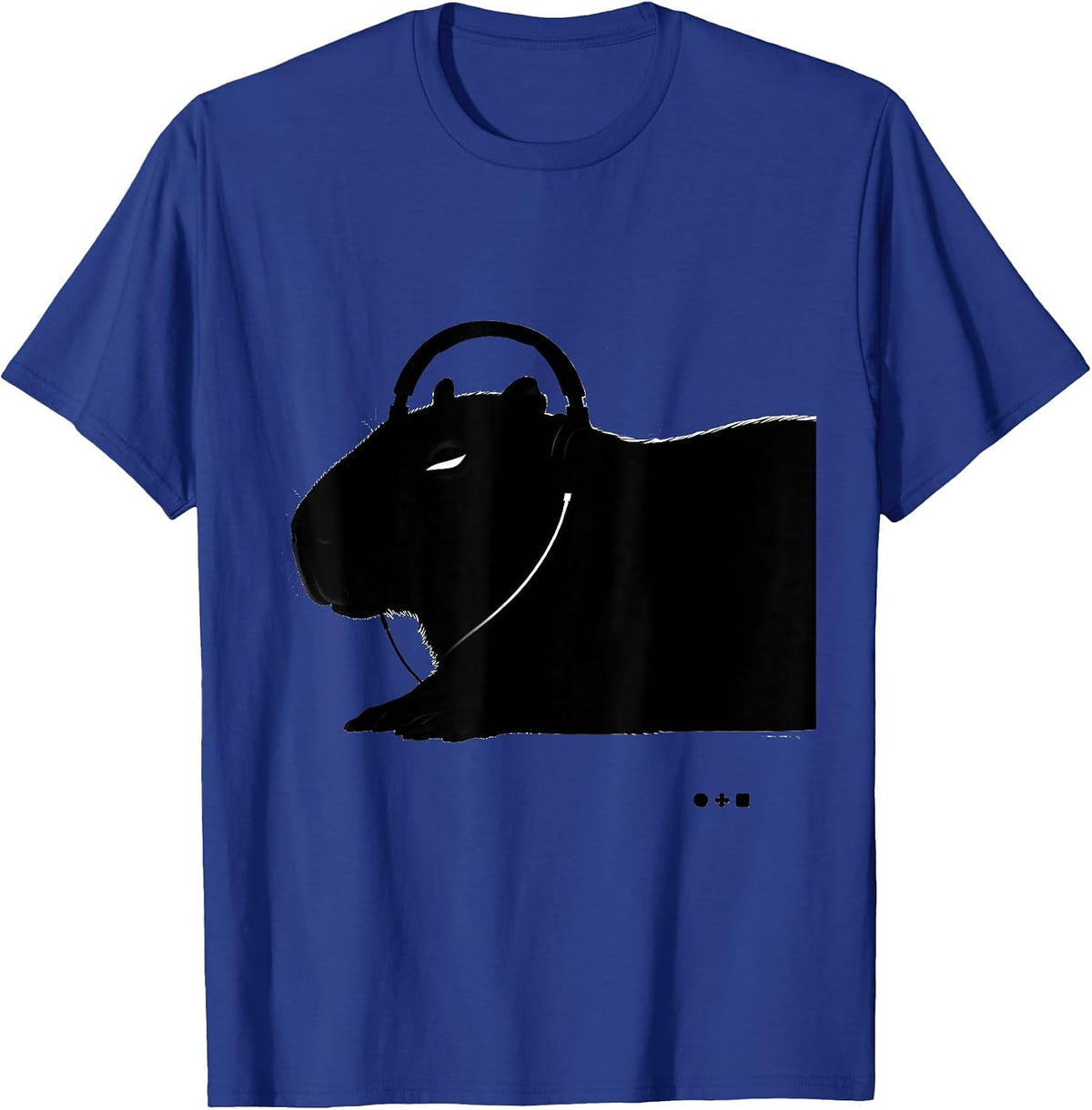 Men's Capybara Gamer Meme Humor Animal Lover Gift T-Shirt - Royal Blue
