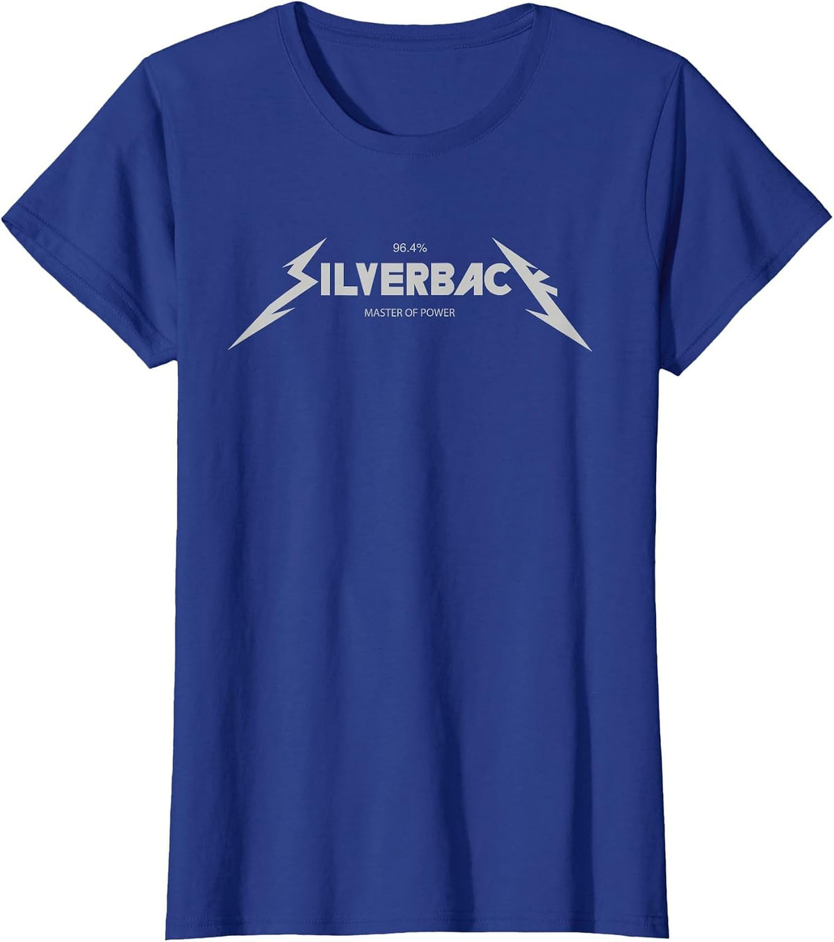 96.4% Silverback Gorilla Fitness Apparel Bodybuilding Gym T T-Shirt - Royal Blue