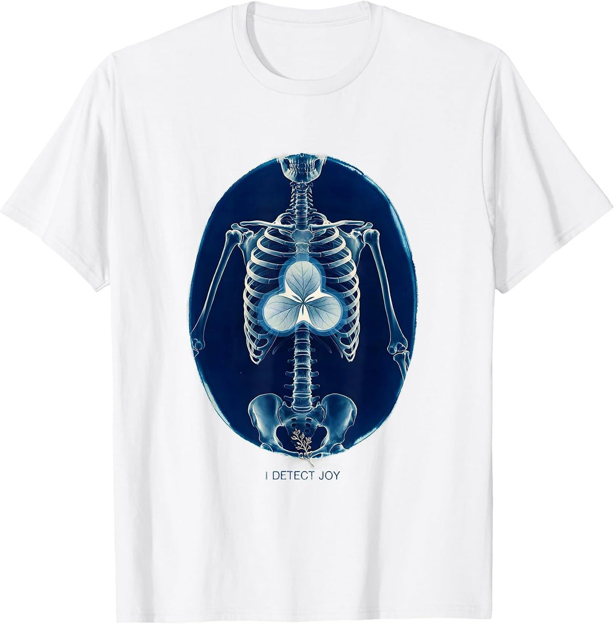 Men's I Detect Joy Cyanotype Radiology Tech Humor Gift T-Shirt - White