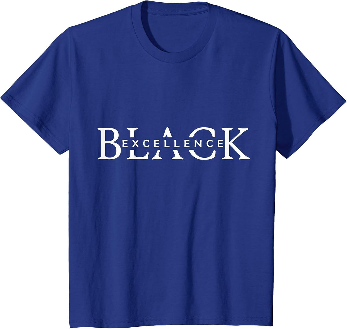 Black Excellence Black Pride Power History Month T-Shirt - Royal Blue