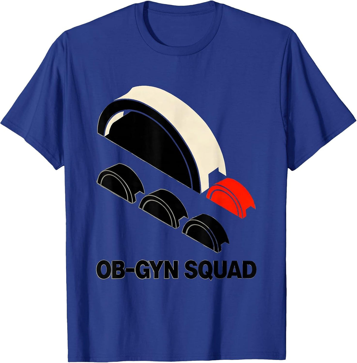Men's OB-GYN Squad Funny OB GYN Nurse OB Tech Gag Gift T-Shirt - Royal Blue