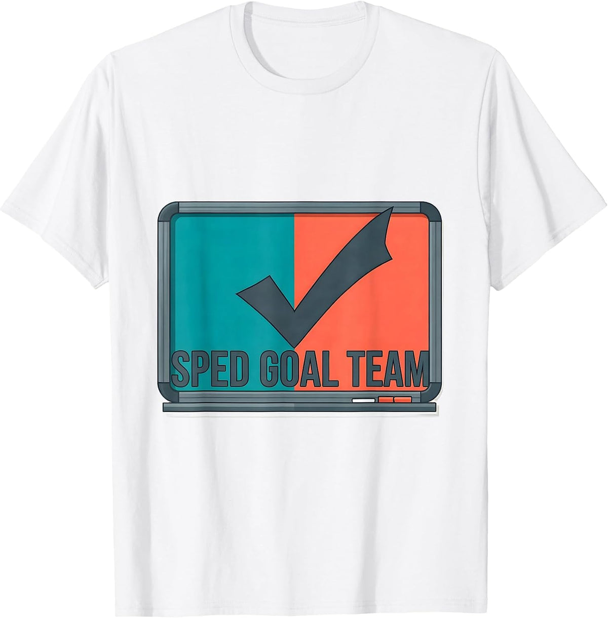 Men's SPED Goal Team Special Education Teacher Squad Pride T-Shirt - White