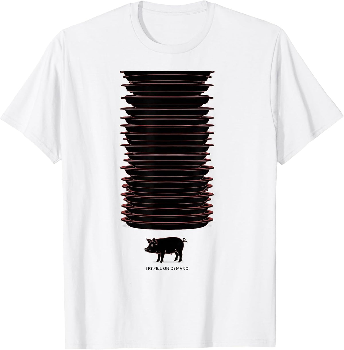 Men's I Refill On Demand Funny Guinea Pig Lover Humor T-Shirt - White