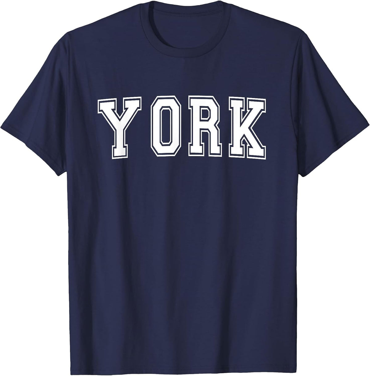 YORK PA Pennsylvania USA Vintage Sports Varsity Style T-Shirt - Navy Blue