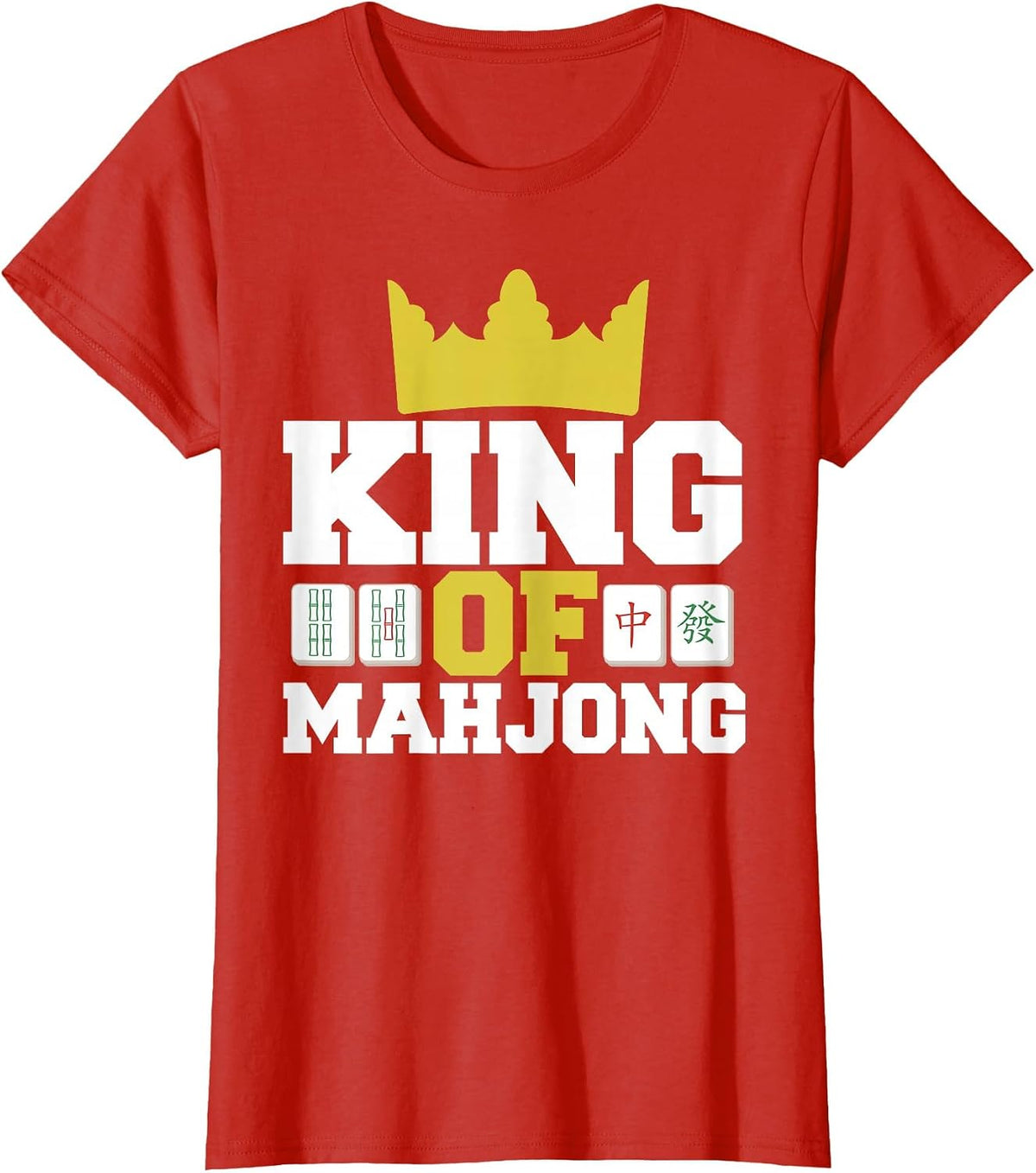 King of Mahjong T-Shirt - Red