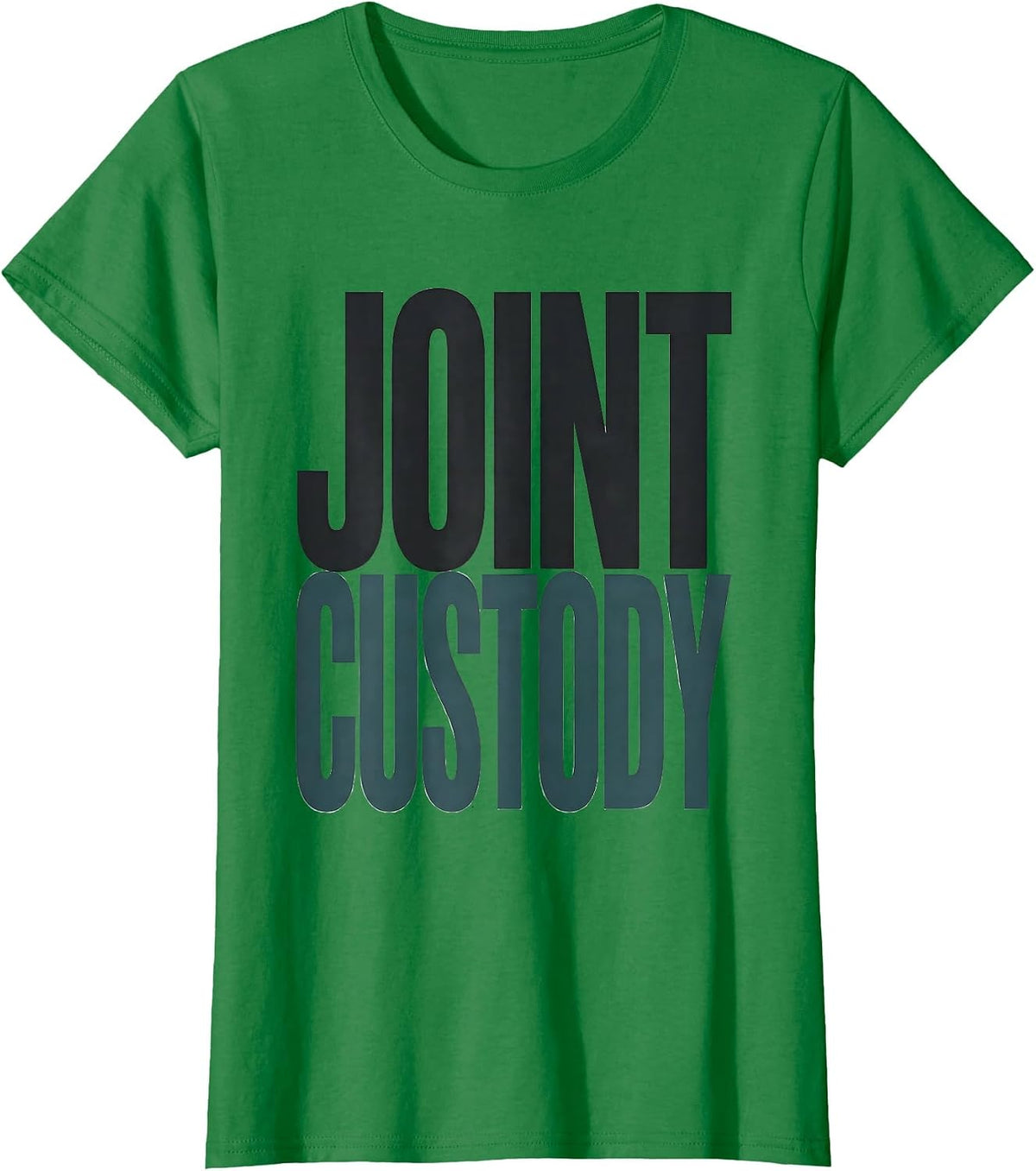 Joint Custody Minimalist Massage Therapist Occupational T-Shirt - Kelly Green