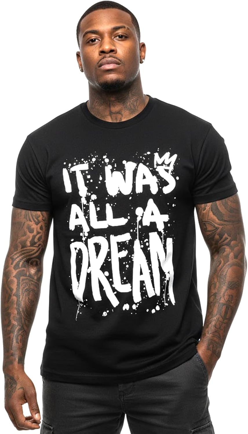 Swag Point 100% Cotton Classic Hip Hop Graphic T-Shirts - Brush Dream