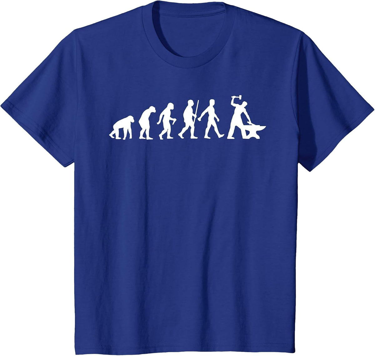 Cool Blacksmith Art for Men Women Metalsmith Blacksmithing T-Shirt - Royal Blue