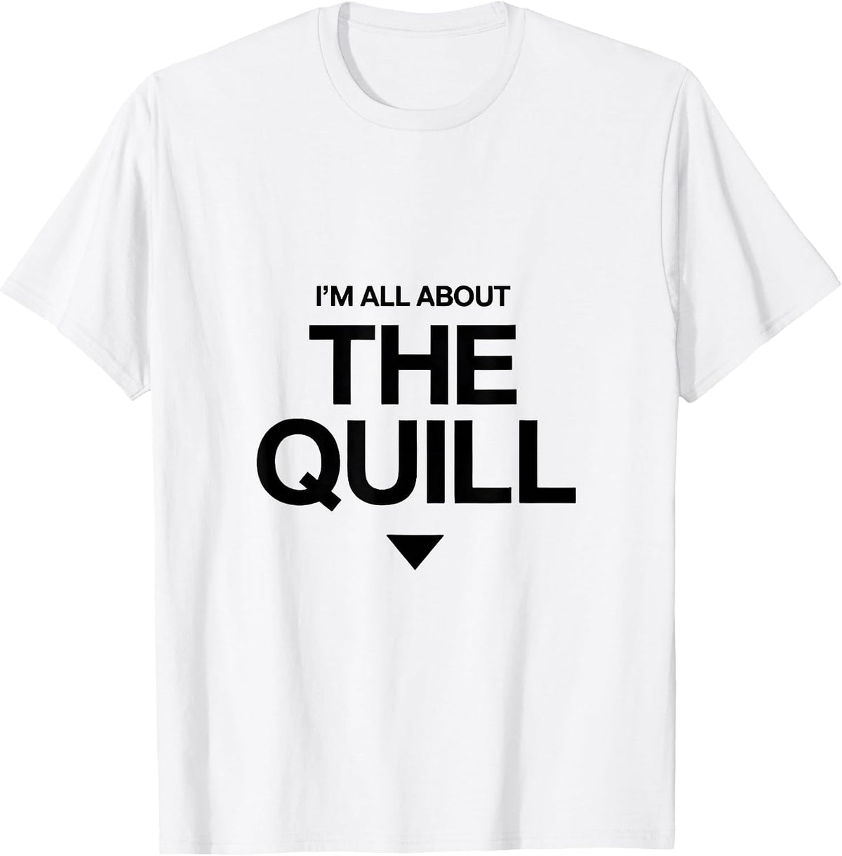 Men's I'm All About The Quill Cute Hedgehog Lover Funny Pet Humor T-Shirt - White