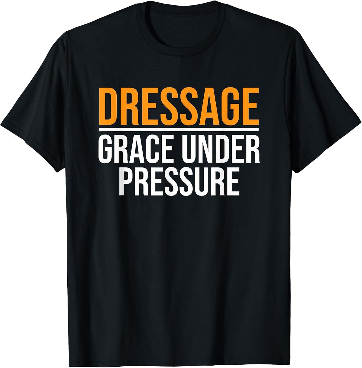 Dressage Training Horesback Riding Trainer Horse Dressage T-Shirt - Black