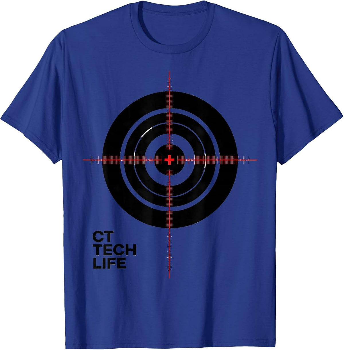 Men's CT Tech Life Swiss International Radiology Tech Humor T-Shirt - Royal Blue
