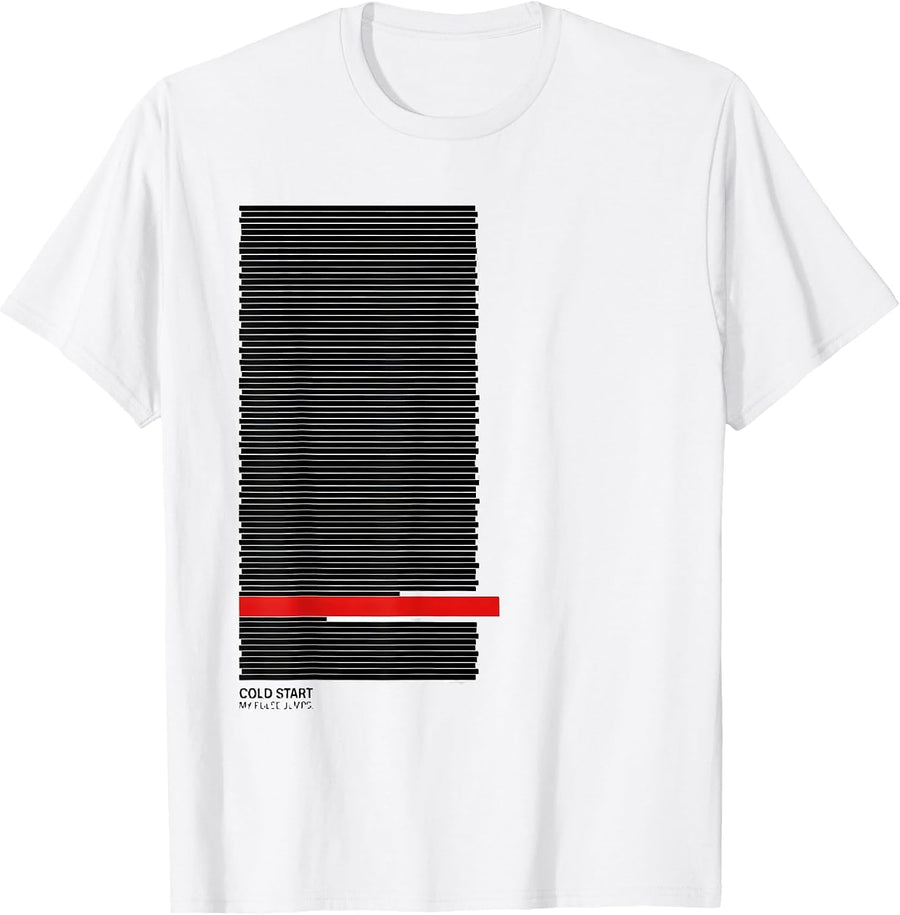 Men's Cold Start My Pulse Jumps Funny Car Guy Auto Mechanic Racing T-Shirt - White