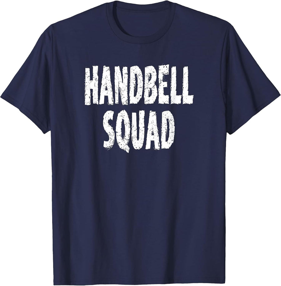Vintage Handbell Squad Players Choir Director T-Shirt - Navy Blue