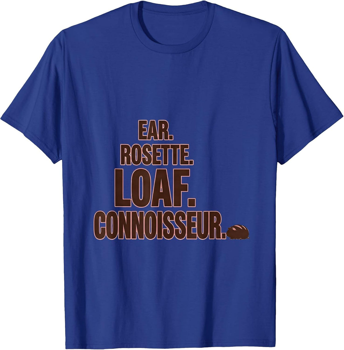 Ear Rosette Loaf Connoisseur Funny Guinea Pig Lover Gift T-Shirt - Royal Blue