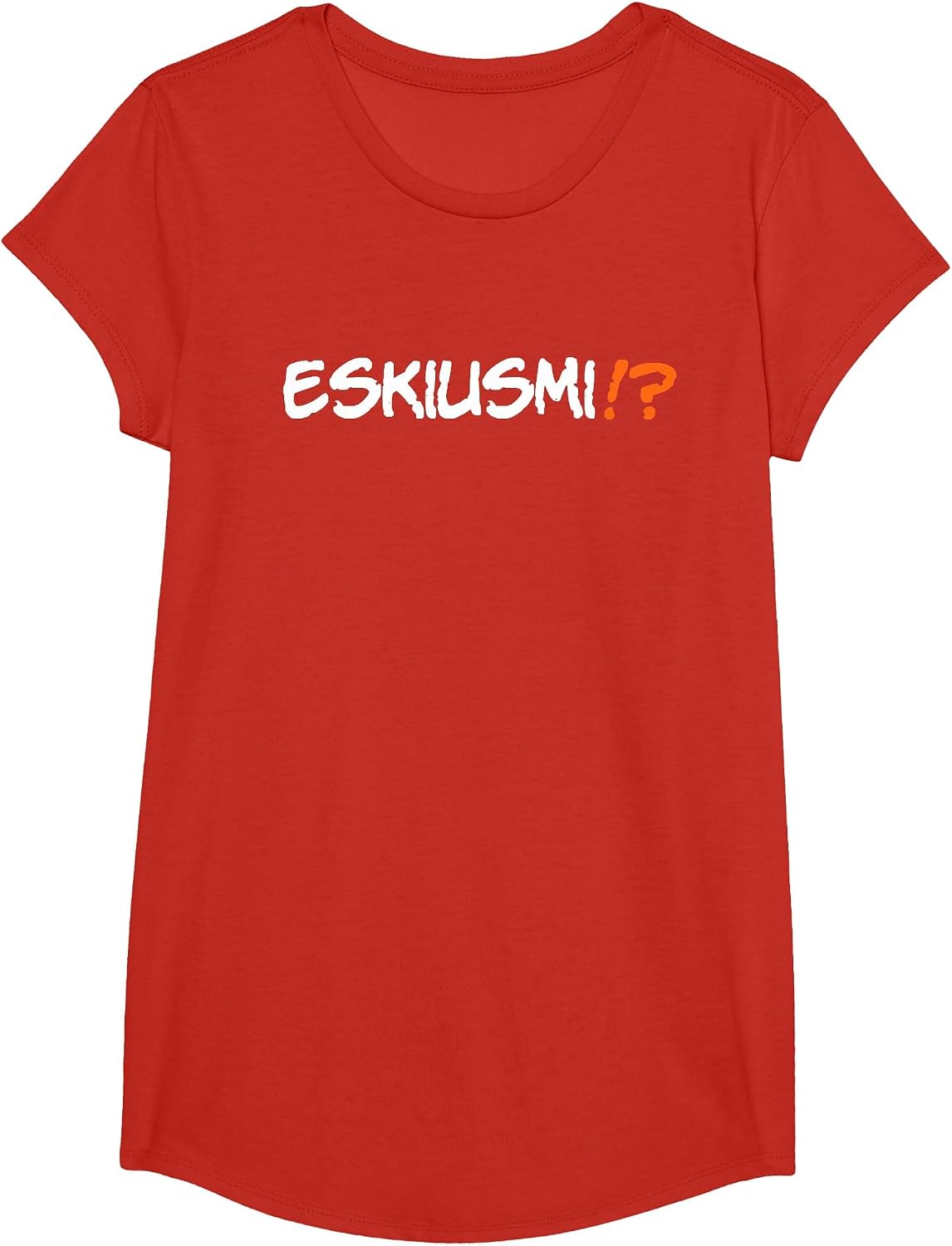 Eskiusmi Funny Cuban Spanish Saying T-Shirt - Girls Red
