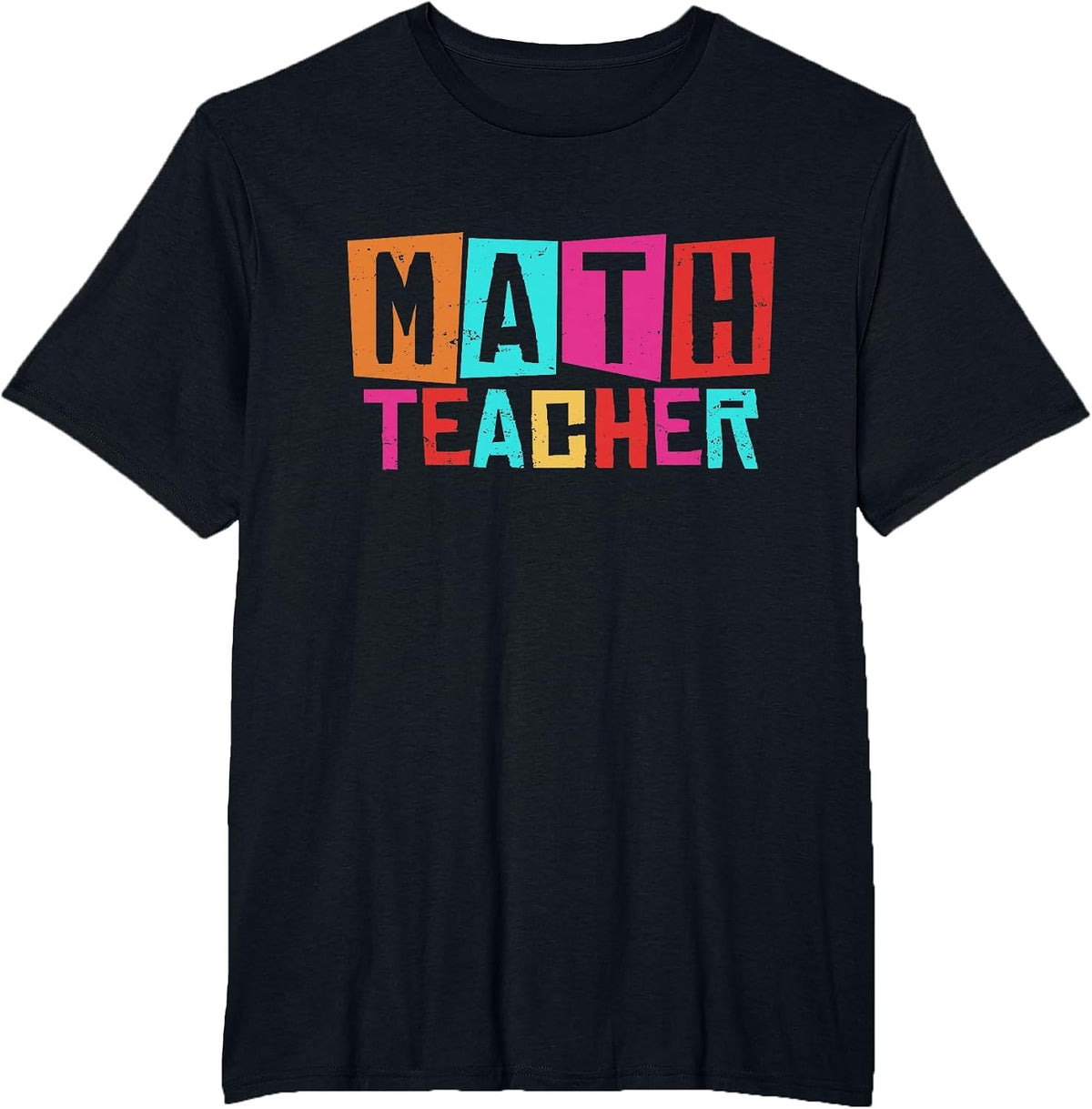 Math Teacher Women Men Mathematics School Math Teacher T-Shirt - Black