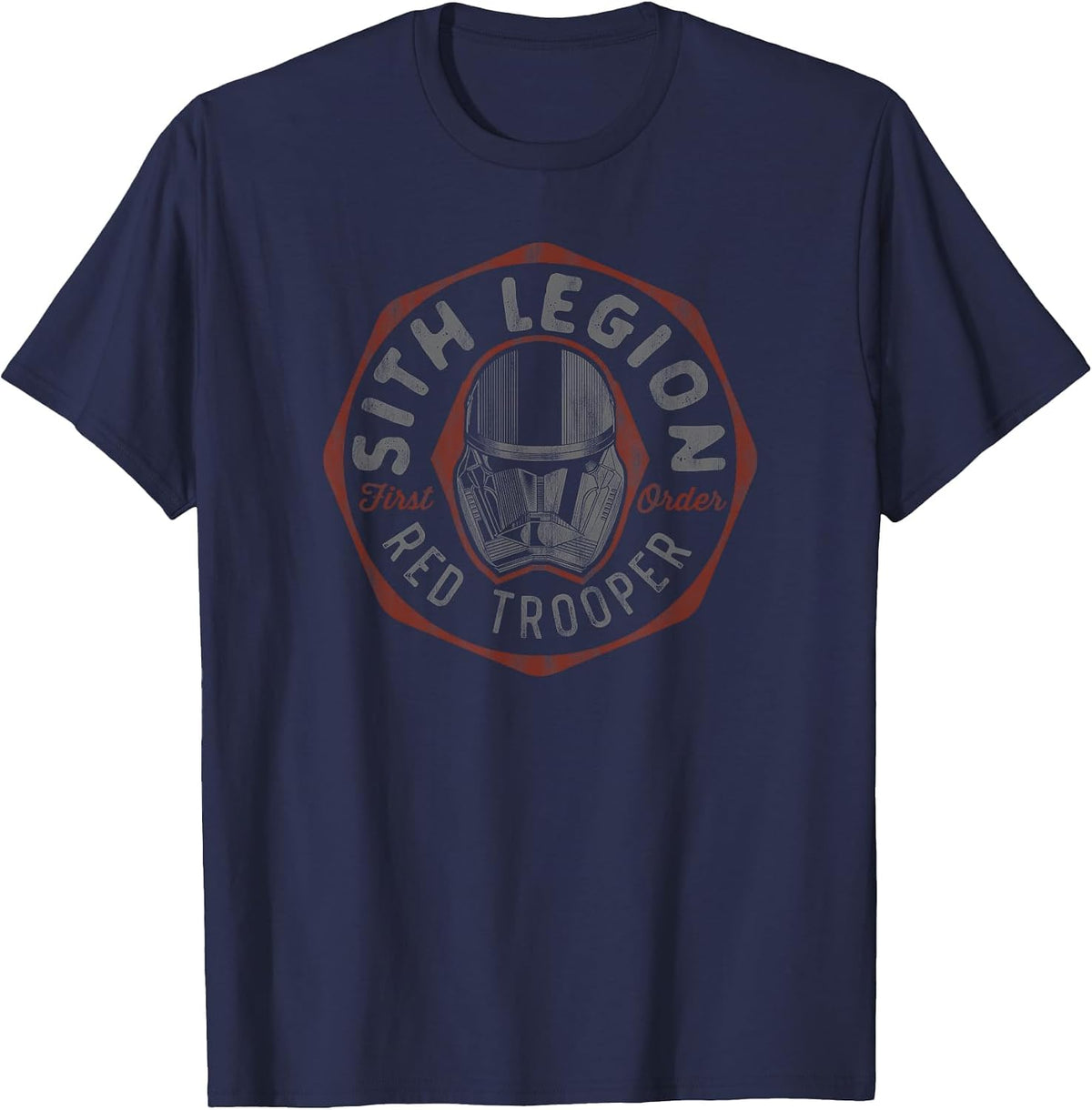 Star Wars Rise of Skywalker Sith Legion Red Trooper T-Shirt - Navy Blue
