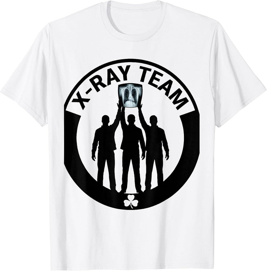 Men's X-Ray Team Radiology Tech Rad Tech X-Ray Technologist T-Shirt - White