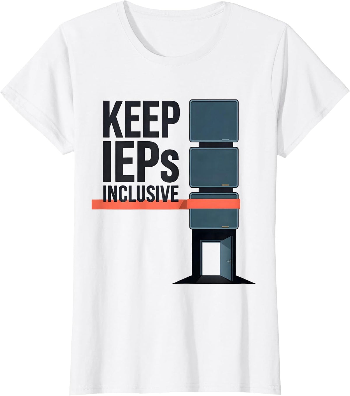 Women's Keep IEPs Inclusive Special Education Teacher Autism T-Shirt - White