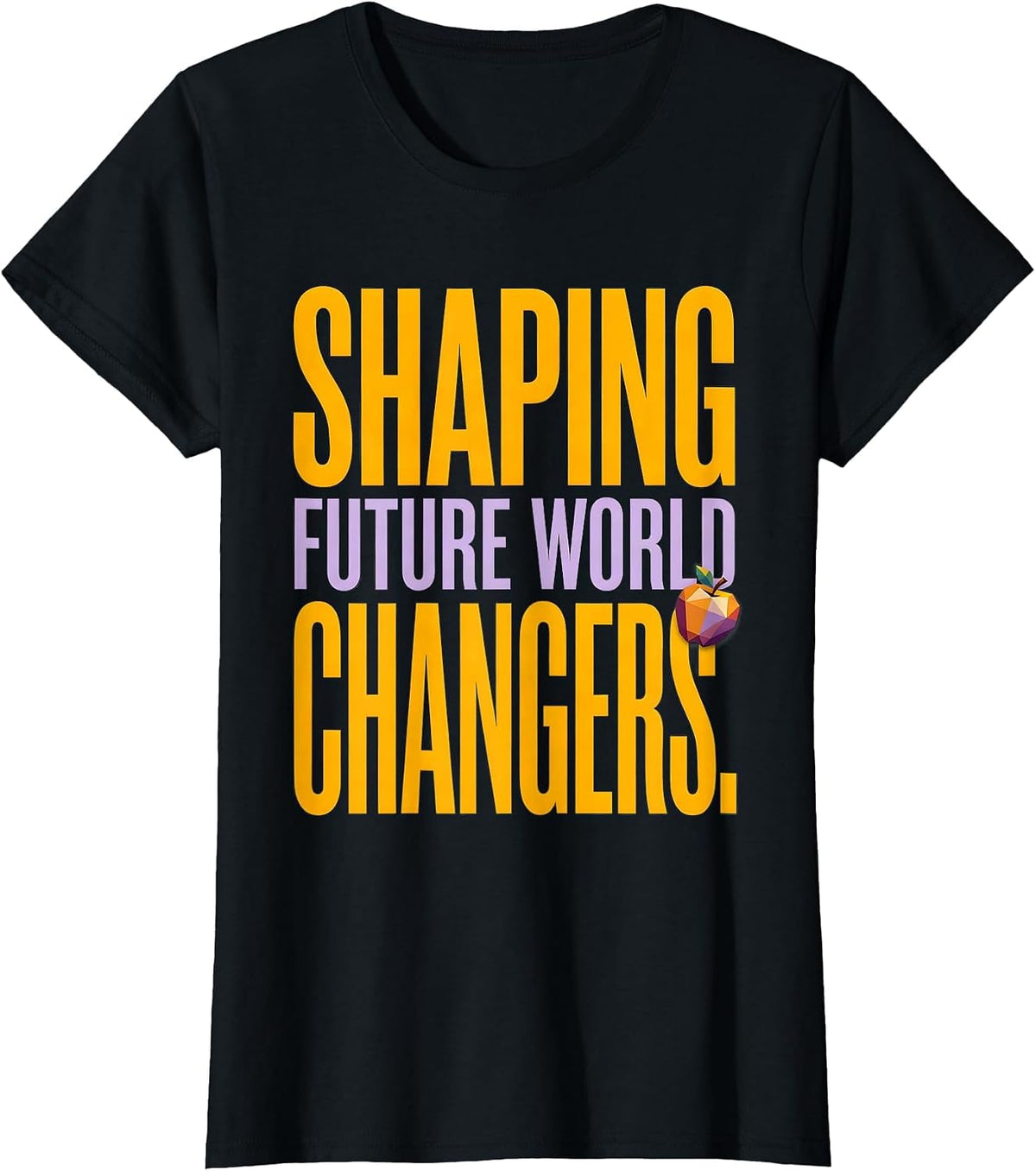 5th Grade Teacher Shaping Future World Changers T-Shirt - Black